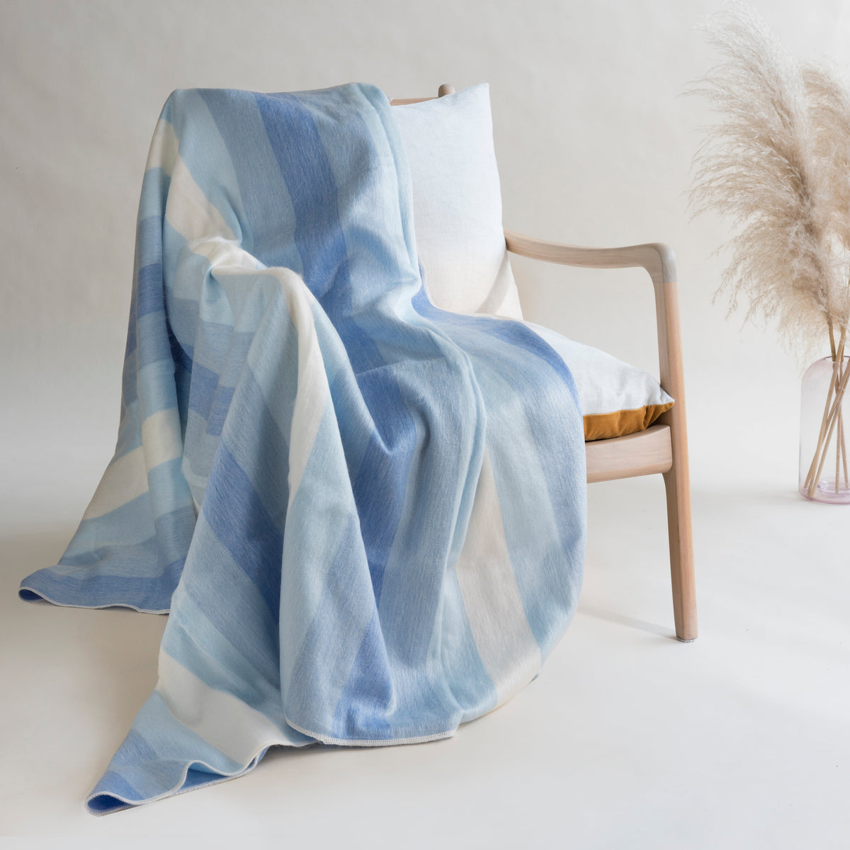 Alpaca Throw Blanket - Cielo – Art Andina