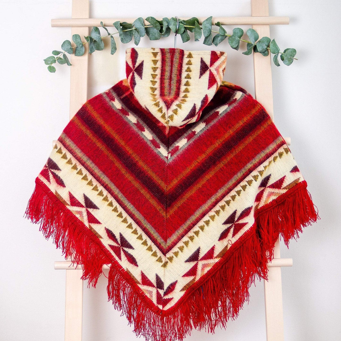 Unisex Child Poncho - Art Andina - Unisex kids poncho, poncho toddler, Alpaca native poncho, Unisex kid outerwear, hoodie toddler, boho baby, ethnic print poncho, poncho boy