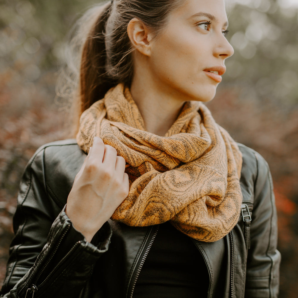 How to wear our alpaca infinity scarfs? - Art Andina