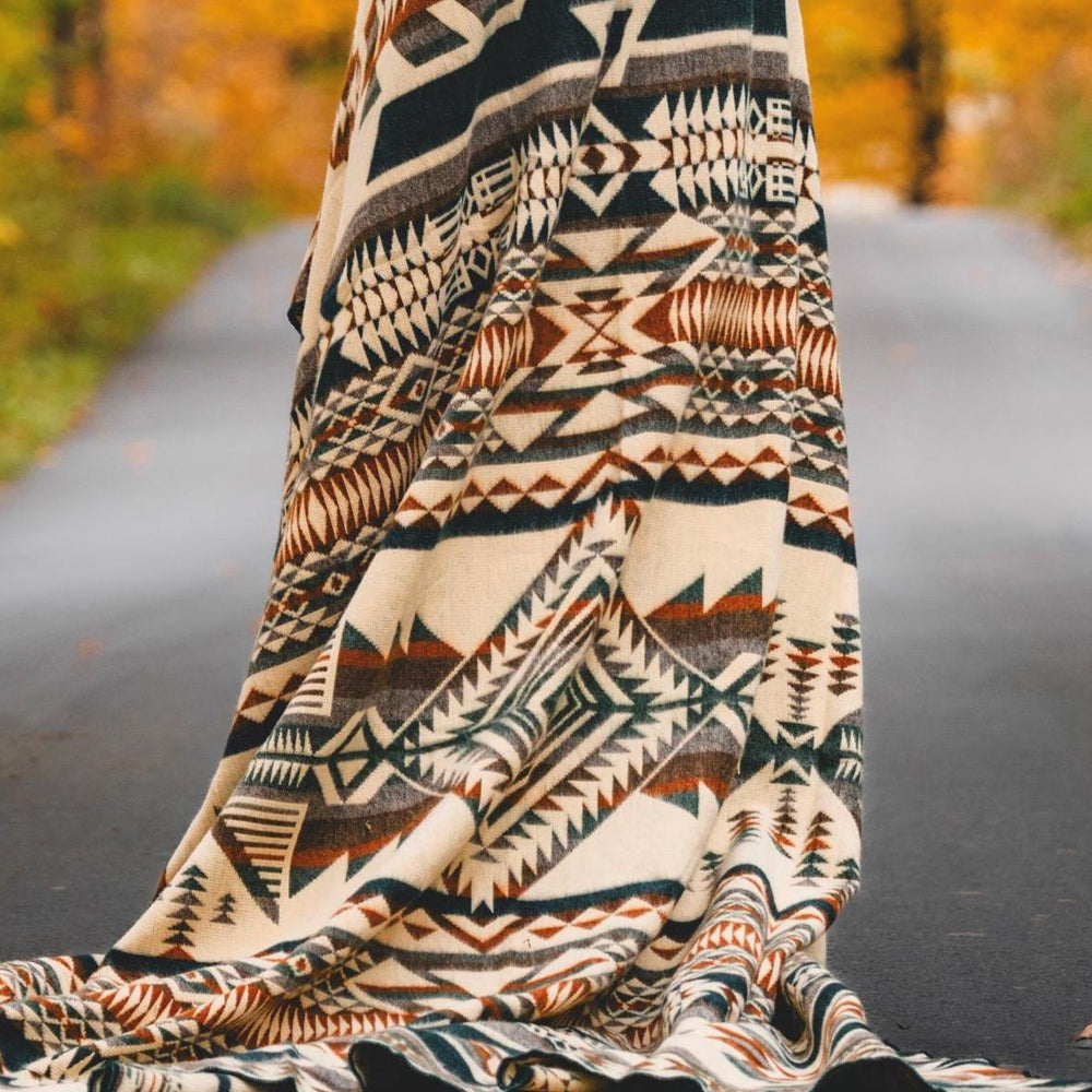 
                  
                    Alpaca Blanket - Oakland - Art Andina - Alpaca wool blanket in Queen Size | Reversible Aztec Throw Blanket with Native Design | Southwestern Blanket Boho | Large Navajo Blanket
                  
                