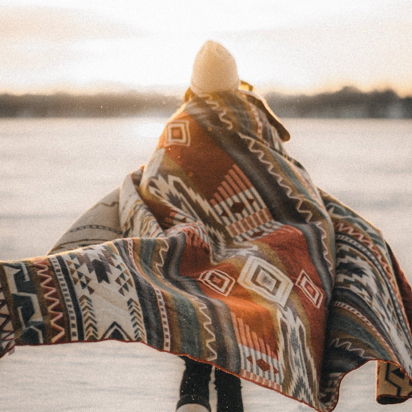 Alpaca Blanket - Tofino - Art Andina - Alpaca wool queen blanket