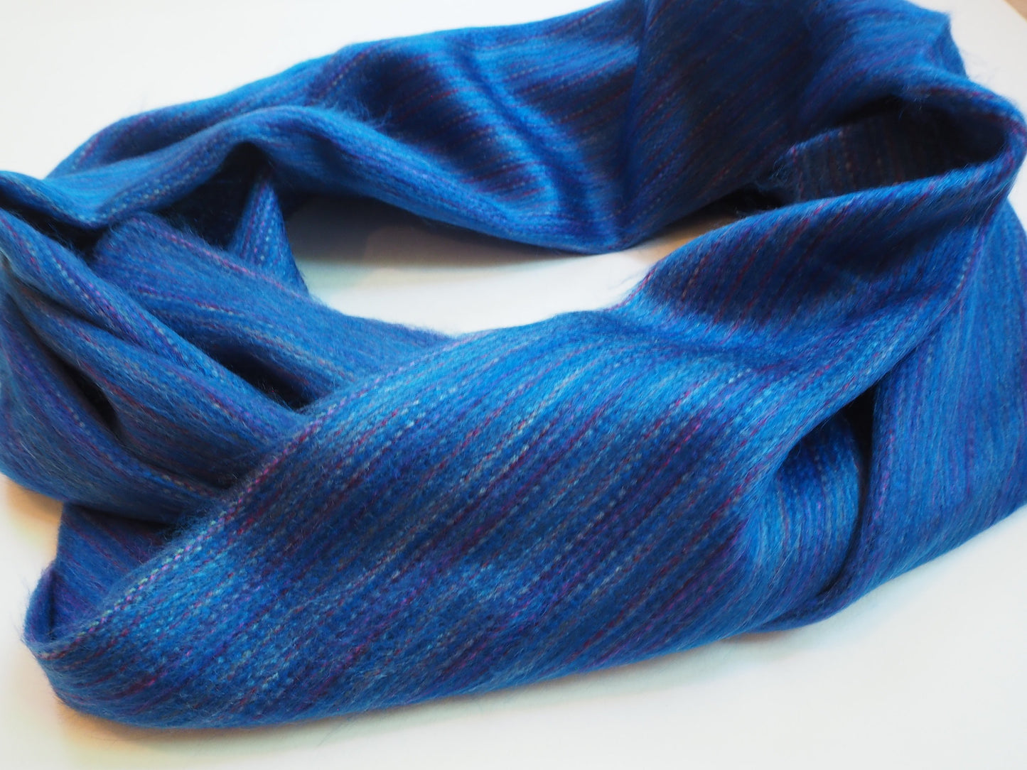 Alpaca infinity scarf - Blue - Art Andina - Alpaca scarf, Infinity scarf blue wool - chunky scarf blue - chic oversized scarf - Hygge scarf -blue alpaca shawl, alpaca infinity scarf