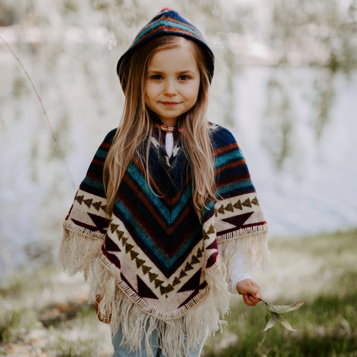 Alpaca toddler poncho - Art Andina - Alpaca toddler poncho