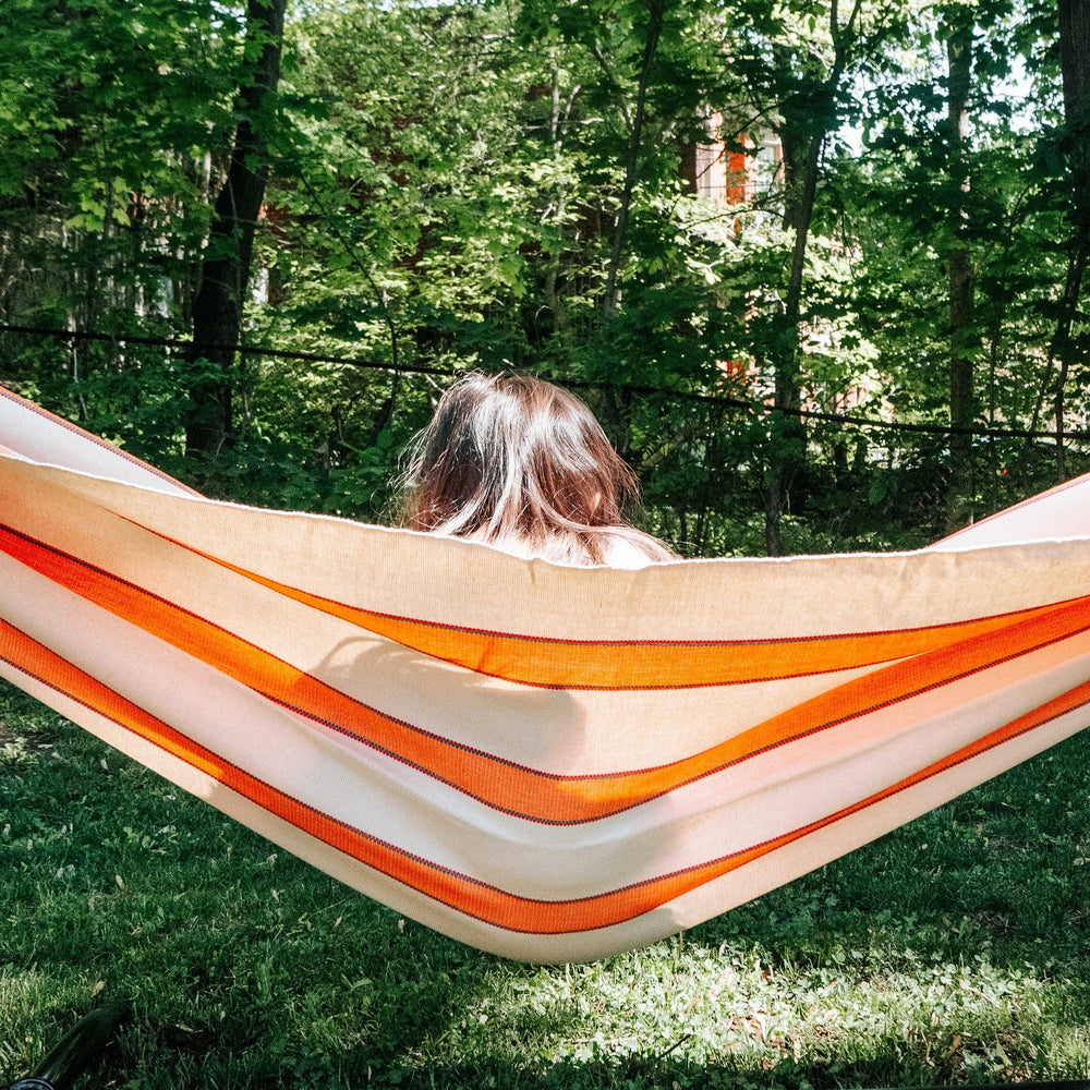 
                  
                    Handwoven Hammock - Kennebunk - Art Andina - Boho Hammock Handwoven Natural Cotton
                  
                